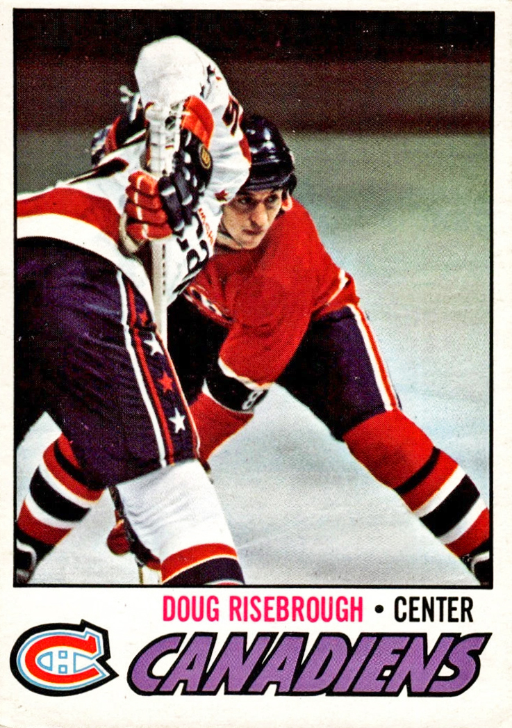 Doug Risebrough: 1977-78 O-Pee-Chee 189 - Hockey Card Collection