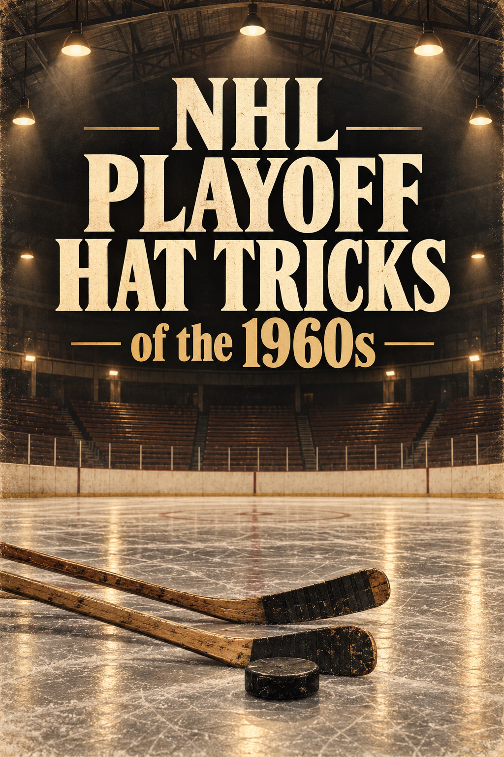 NHL Playoff Hat Tricks Of The 1960s cover